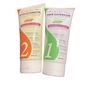 Cinderella Hair Extension Shampoo and Conditioner with Keratin, Unopened